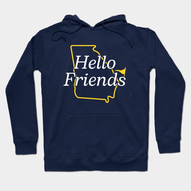 Hello Friends Hoodie by Tebird